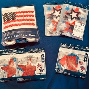 Patriotic craft and decoration kit.